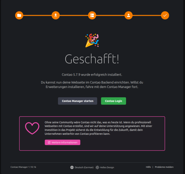 website development